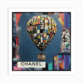 Chanel Hot Air Balloon Art Print