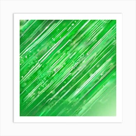 Abstract Green Background 4 Art Print