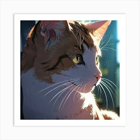 Default Sneaky Cat Art 0 Art Print