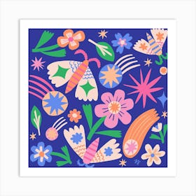 Magic Night Garden Art Print