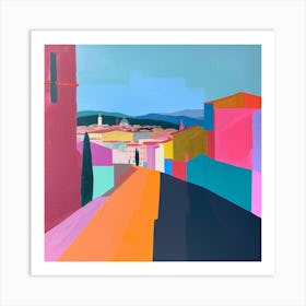 Abstract Travel Collection Florence Italy 4 Art Print