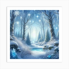 Winter Forest 3 Art Print