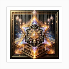 Star Of David 2 Art Print