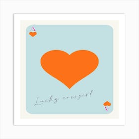 Lucky Girl Art Print