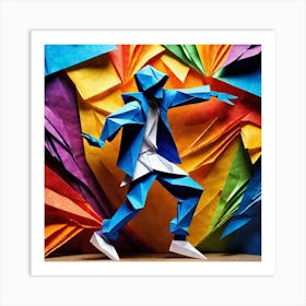 Origami Dancer 52 Art Print