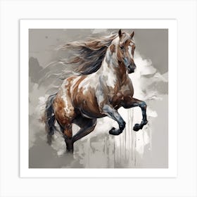 Horse Painting 3 Art Print