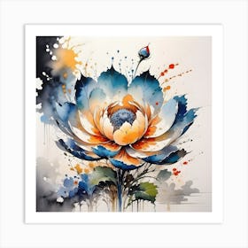 Lotus Flower 1 Art Print