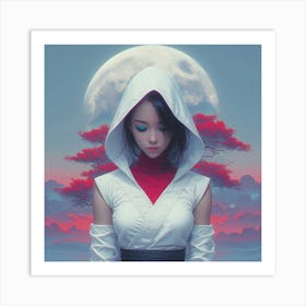 Asian Girl Art Print