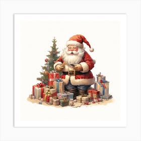 Santa Claus 15 Art Print