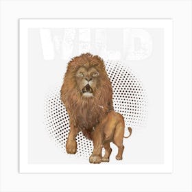 Wild Animal Lion Art Print