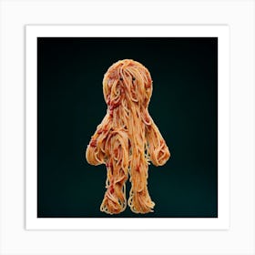 Spaghetti Man Art Print