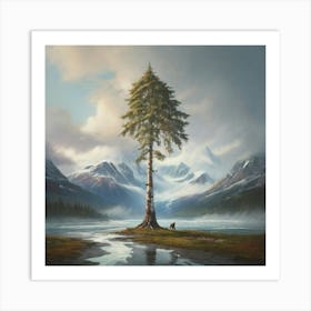 Lone Tree 1 Art Print