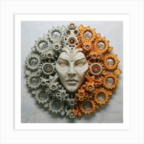 Face Of The Cogs 1 Art Print