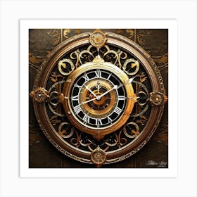 Clock Art Print