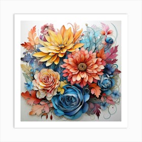 Flowers Art Print