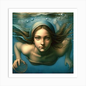 Mermaid 9 Art Print