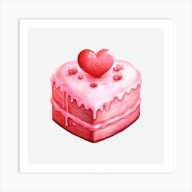 Valentine'S Day Cake 1 Art Print