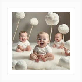 Portrait Of Babies 1 Art Print