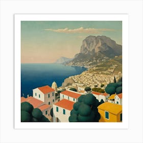 City On The Coast Art Print