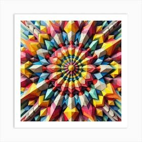 Geometric Mandala 3 Art Print