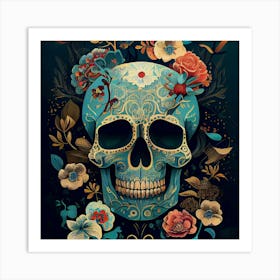 Sugar Skull 4 Art Print