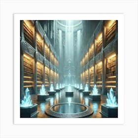 Cascade Sovereignty Central Citadel Archives Art Print