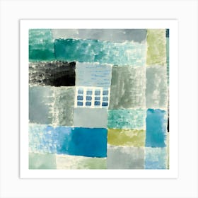 Squares And Squares Art Print