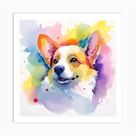 Corgi Painting 25 Art Print