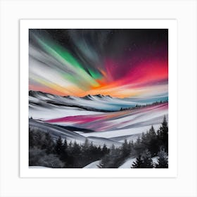 Aurora Borealis 104 Art Print