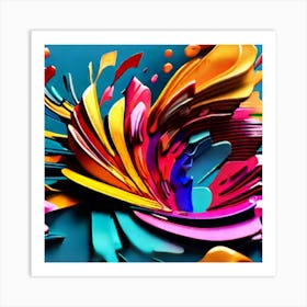 Abstract Painting 7 Art Print