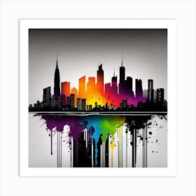 New York City Skyline 30 Art Print