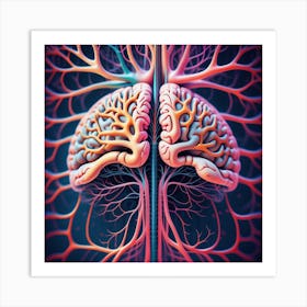 Brain And Spinal Cord 23 Art Print