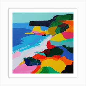 Abstract Travel Collection Bermuda 3 Art Print