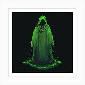 Pixel Art Art Print