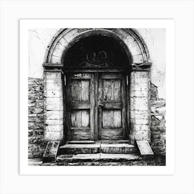 Old Door Art Print