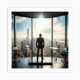 Man In Suit 5 Art Print