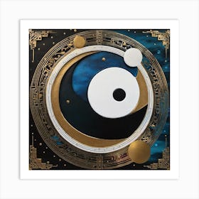 Yin Yang 8 Art Print