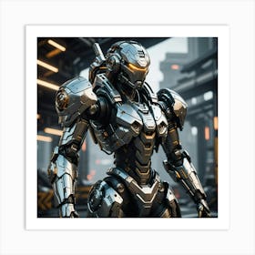 Mech warrior 1 Art Print