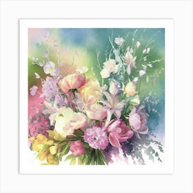 Bouquet Of Flowers 23 Art Print