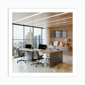 Modern Office 5 Art Print