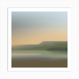 Pastel Landscape Art Print