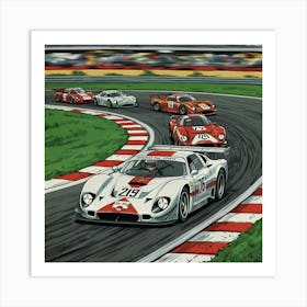 Porsche Gt1 Art Print