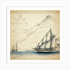 探検の航海 Voyage Of Exploration (VI) Art Print