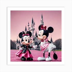 Mickey And Minnie 1 Art Print