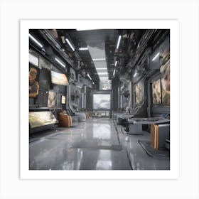 Sci-Fi Interior Art Print