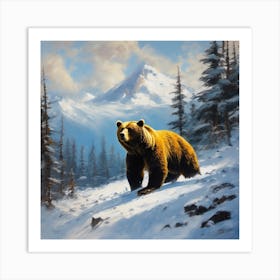 Grizzly Bear 2 Art Print