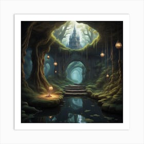 Fairytale Forest 1 Art Print