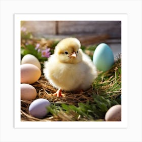 Easter Chick 7 Art Print