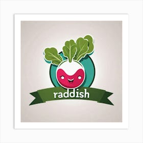 Radish As A Logo (26) Art Print