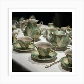 Tea Set 12 Art Print